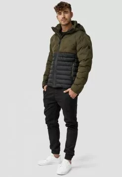 INDICODE JEANS MURILLO - Veste D'hiver - Army -INDICODE JEANS Boutique e206bf75c70c47b292fc87dbe99ee02d