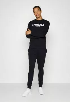 INDICODE JEANS YISIDRO SET - Sweatshirt - Black -INDICODE JEANS Boutique e259cd90e8564eabb4f84fce22c3cafc