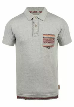 INDICODE JEANS IDALASTAIR - Polo - Light Grey -INDICODE JEANS Boutique e297f262674e4d5b9041e691e2c1ba02