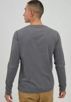 INDICODE JEANS IDARMANDO - T-shirt à Manches Longues - Pewter -INDICODE JEANS Boutique e2cd13e0ea6a454b99a87658e247c99b