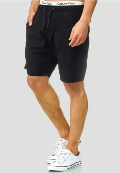 INDICODE JEANS REGULAR FIT - Short - Black