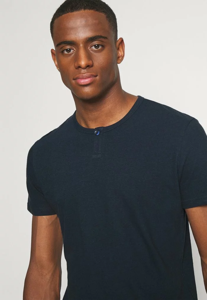 INDICODE JEANS COHEN - T-shirt Basique - Navy 4 INDICODE JEANS COHEN - T-shirt Basique - Navy – Image 4