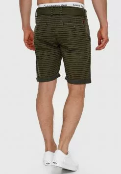 INDICODE JEANS ARROYO - Short - Army -INDICODE JEANS Boutique e453eaf4c3e5431eb3eb8c25073c01be