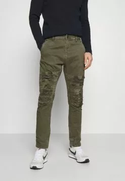 INDICODE JEANS WEAVER - Jean Slim - Army