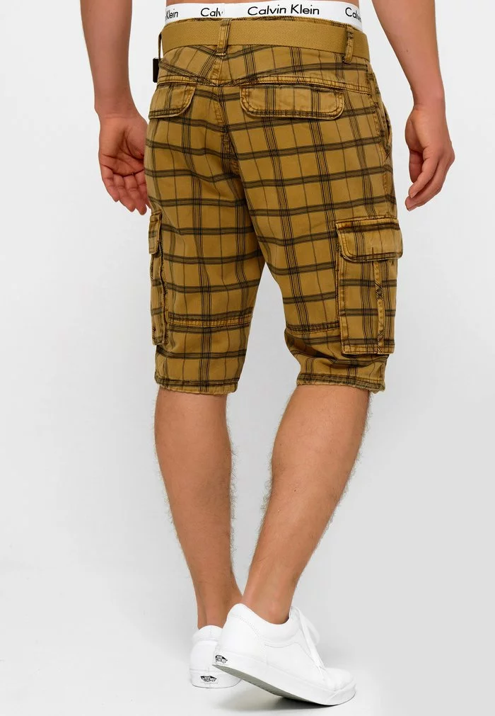 INDICODE JEANS BLIXT - Short - Amber Check 3 INDICODE JEANS BLIXT - Short - Amber Check – Image 3
