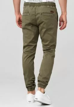 INDICODE JEANS FIELDS - Pantalon Classique - Army -INDICODE JEANS Boutique e4f443fc8eb14d59bce67b787cb07186