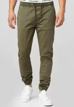 INDICODE JEANS FIELDS - Pantalon Classique - Army