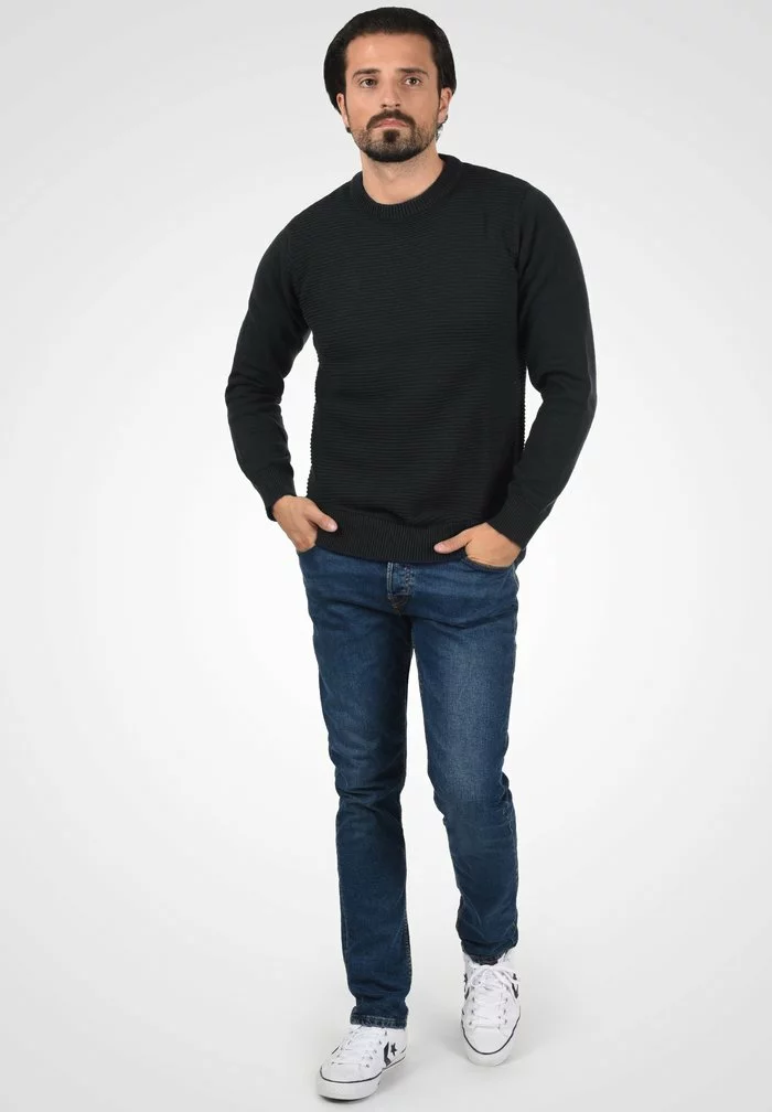 INDICODE JEANS IDRICARDO - Pullover - Black 2 INDICODE JEANS IDRICARDO - Pullover - Black – Image 2