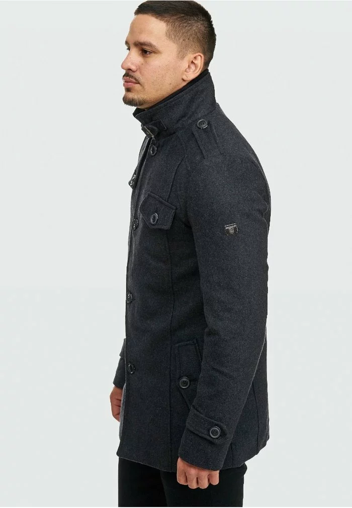 INDICODE JEANS BRANDAN - Manteau Court - Anthracite 5 INDICODE JEANS BRANDAN - Manteau Court - Anthracite – Image 5