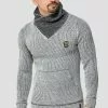 INDICODE JEANS DANE - Pullover - Light Grey