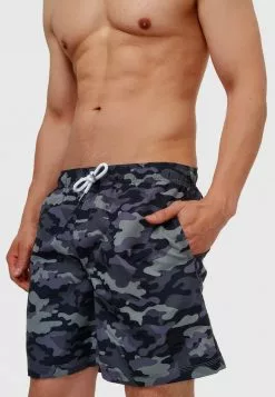 INDICODE JEANS FERGUSON - Short De Bain - Dired Camouflage