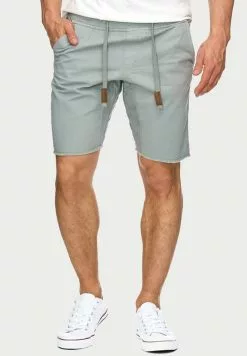 INDICODE JEANS CARVER - Short En Jean - Grey