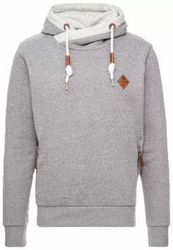 INDICODE JEANS BATCHELOR - Sweat à Capuche - Grey Mix -INDICODE JEANS Boutique e7c4db82def34ad598ba12a88b939a2e