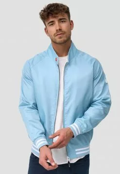 INDICODE JEANS AYSER - Blouson Bomber - Blue Wave -INDICODE JEANS Boutique e7d0f77835a648a199ed7f862640a935