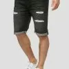 INDICODE JEANS CUBA CADEN - Short En Jean - Black