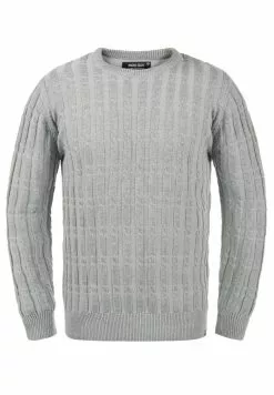 INDICODE JEANS IDPAULETTA - Pullover - Grey Mix -INDICODE JEANS Boutique ea8399408b53422fab0439c24944f9cf