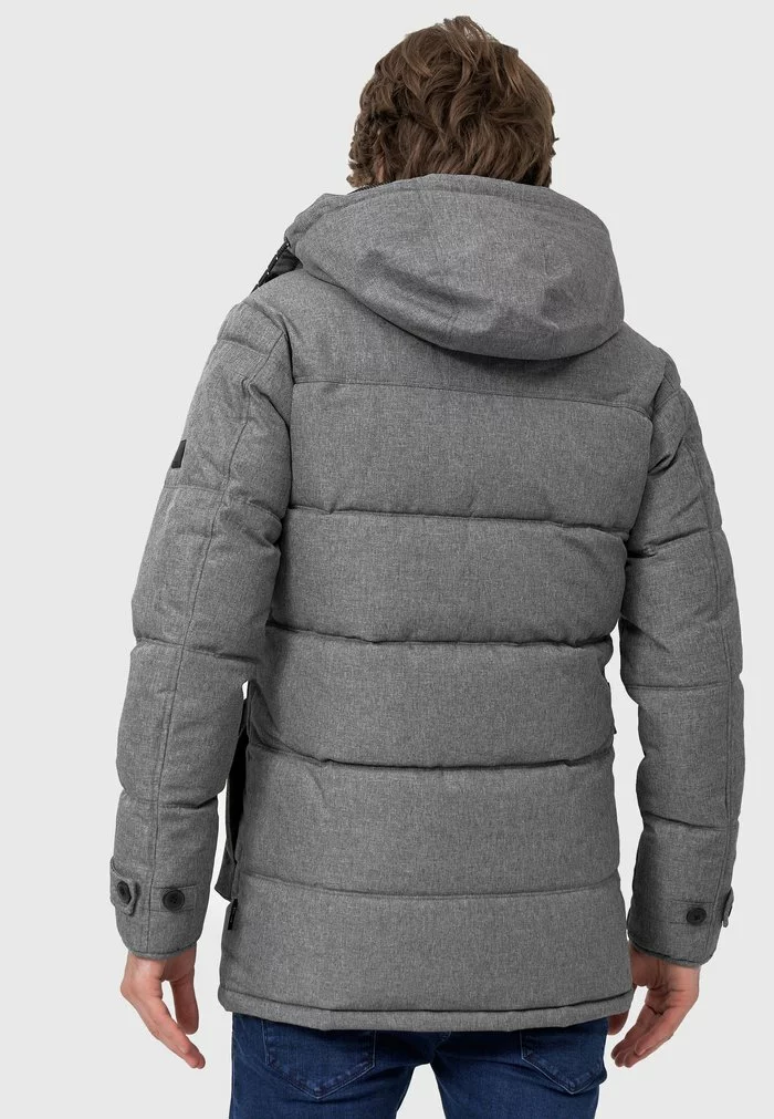 INDICODE JEANS TUSCON - Veste D'hiver - Charcoal Mix 3 INDICODE JEANS TUSCON - Veste D'hiver - Charcoal Mix – Image 3