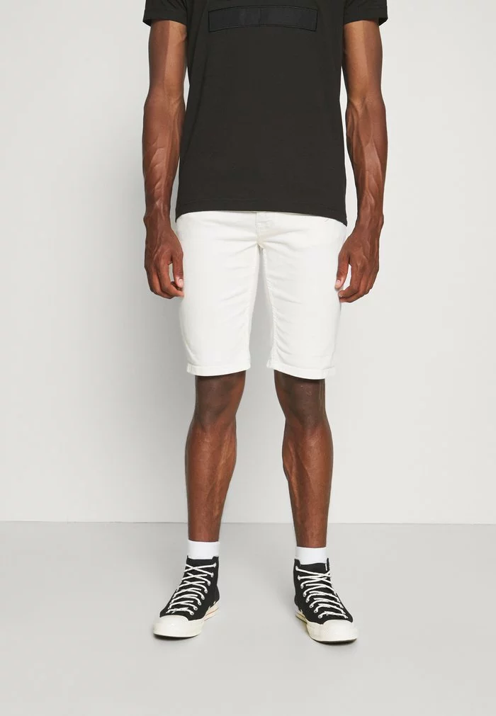 INDICODE JEANS MCINTOSH - Short En Jean - Marshmellow 1 INDICODE JEANS MCINTOSH - Short En Jean - Marshmellow