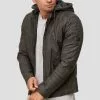 INDICODE JEANS MIGUEL - Veste En Similicuir - Dark Grey