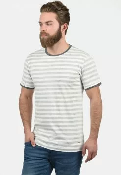 INDICODE JEANS IDRENI - T-shirt Imprimé - Grey