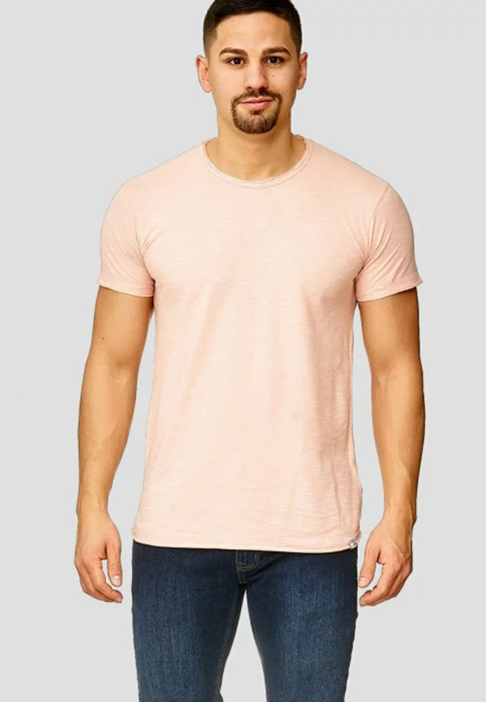 INDICODE JEANS WILBUR - T-shirt Imprimé - Cameo Rose 1 INDICODE JEANS WILBUR - T-shirt Imprimé - Cameo Rose
