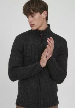 INDICODE JEANS IDBERGEN - Gilet - Charcoal Mix