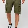 INDICODE JEANS CARGO ABNER - Short - Army