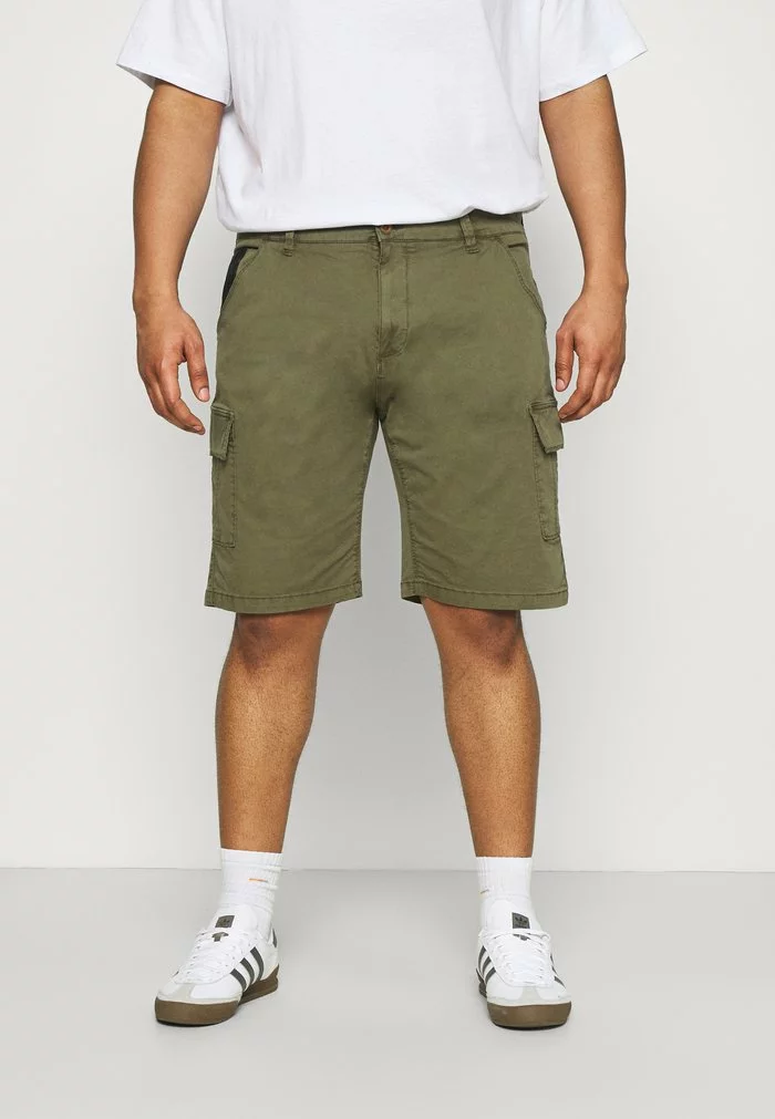 INDICODE JEANS ATHLONE PLUS - Short - Army 1 INDICODE JEANS ATHLONE PLUS - Short - Army