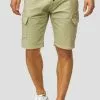 INDICODE JEANS Short - Moss Grey