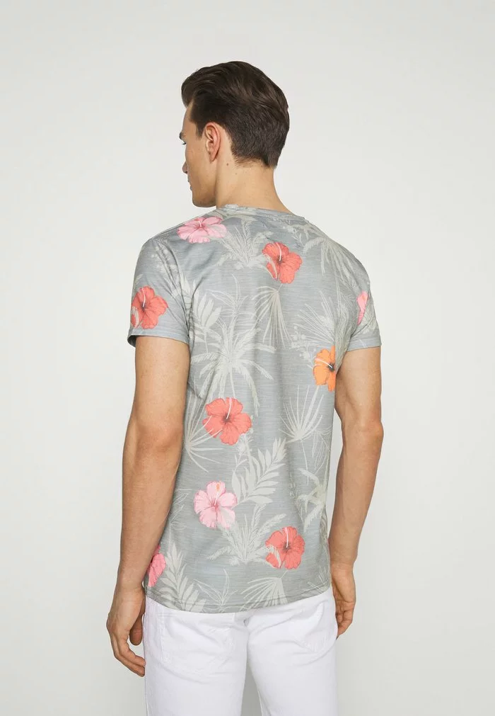 INDICODE JEANS CADIZ BRILIANT - T-shirt Imprimé - Light Grey 3 INDICODE JEANS CADIZ BRILIANT - T-shirt Imprimé - Light Grey – Image 3