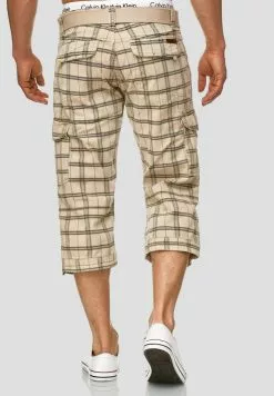 INDICODE JEANS MIT GÜRTEL NICOLAS - Short - Fog -INDICODE JEANS Boutique eec68ab91003420da78777ccc3bb2173