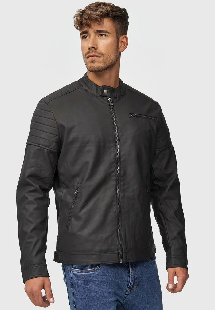 INDICODE JEANS MANUEL - Veste En Similicuir - Black 3 INDICODE JEANS MANUEL - Veste En Similicuir - Black â Image 3