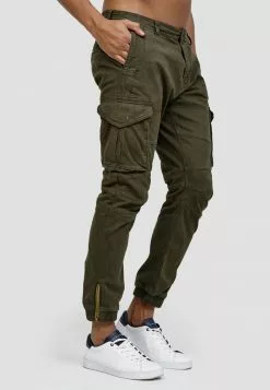 INDICODE JEANS HAWKINS - Pantalon Cargo - Forest -INDICODE JEANS Boutique efc9983268a34a0a81a9f6bc4b6fd977