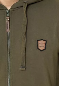 INDICODE JEANS Sweat à Capuche Zippé - Army 10 INDICODE JEANS Sweat à Capuche Zippé - Army -INDICODE JEANS Boutique f03558e8d4b04b99a4c808867a5450e2