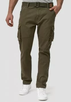 INDICODE JEANS MATHEN - Pantalon Cargo - Army