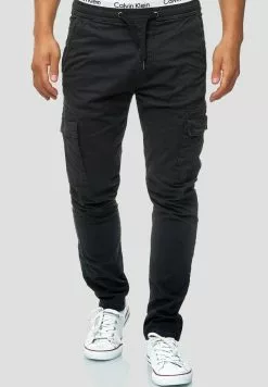 INDICODE JEANS BROADWICK - Pantalon Cargo - Black