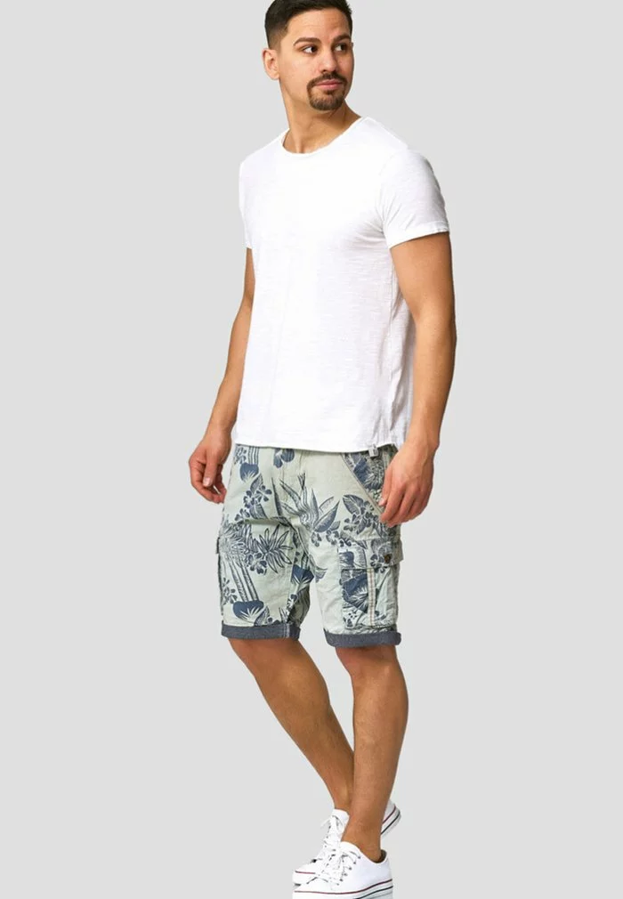 INDICODE JEANS ALBERT - Short - Turquoise 2 INDICODE JEANS ALBERT - Short - Turquoise – Image 2