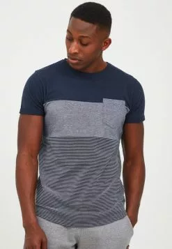 INDICODE JEANS IDMORLER - T-shirt Imprimé - Navy