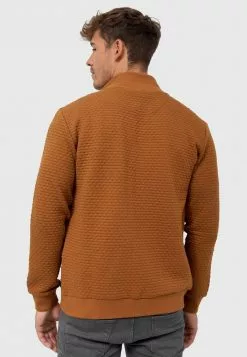 INDICODE JEANS BERMIE - Sweat à Capuche Zippé - Mottled Brown -INDICODE JEANS Boutique f1581c0450f74620968030608dc18b36