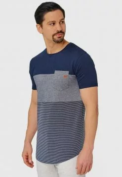 INDICODE JEANS PORTER - T-shirt Imprimé - Navy -INDICODE JEANS Boutique f1fc94490688493e856b38443a60ae2f