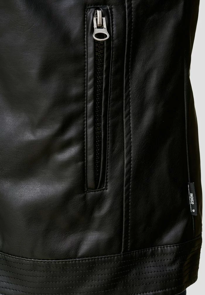 INDICODE JEANS BROOK - Veste En Similicuir - Black 6 INDICODE JEANS BROOK - Veste En Similicuir - Black – Image 6