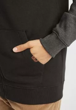 INDICODE JEANS IDTERENCE - Sweat à Capuche Zippé - Black -INDICODE JEANS Boutique f3086b85ad6f42beafb6a66f0828e3f8