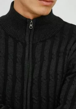 INDICODE JEANS IDPAULOMO - Gilet - Charcoal Mix -INDICODE JEANS Boutique f3cfe4a2206a40b9a72ca6f6378a208d