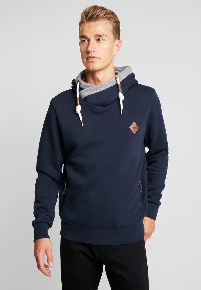 INDICODE JEANS BATCHELOR - Sweat à Capuche - Navy 1 INDICODE JEANS BATCHELOR - Sweat à Capuche - Navy