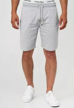 INDICODE JEANS ECKERD - Short - Lt Grey Mix