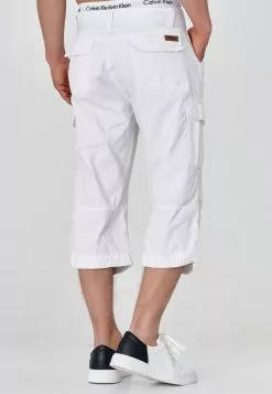 INDICODE JEANS MIT GÜRTEL NICOLAS - Short - Optical White -INDICODE JEANS Boutique f5263b0c849f4601b38ba7ddd3b81184