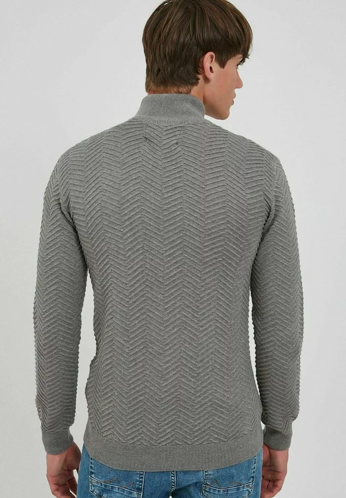 INDICODE JEANS IDBANJAMINO - Gilet - Grey Mix 3 INDICODE JEANS IDBANJAMINO - Gilet - Grey Mix – Image 3