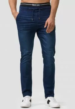 INDICODE JEANS ALBAN - Jegging - Blue