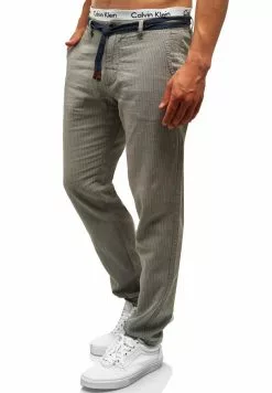 INDICODE JEANS ARONA - Chino - Lt Grey -INDICODE JEANS Boutique f53a0205af2f41afa1cf9587ff808ff6