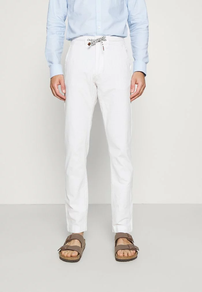 INDICODE JEANS GALLEGOS - Pantalon Classique - White 1 INDICODE JEANS GALLEGOS - Pantalon Classique - White